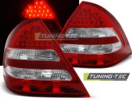 Led takavalot Mercedes-Benz C-srj W203 Sedan vm.04-07, puna/valko 