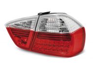 Led takavalot Bmw 3-srj E90 vm.03.05-08.08, puna/valko 