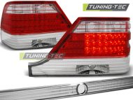 Led takavalot Mercedes-Benz W140 vm.95-10.98, puna/valko 