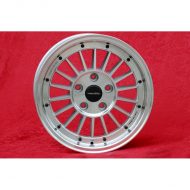 Vanne Alfa Alfetta GTV 2.5, 75 1.8T, 2.0i, 3.0i, 156, 164 jako: 5x98, koko: 7x15, ET: 25, KR: 58,6, Maxilite WCHE silver/diamond cut