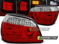 Led takavalot Bmw 5-srj E60 vm.07.03-07, puna/valko 