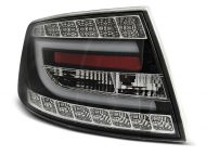 Led takavalot Audi A6 C6 Sedan vm.04.04-08, musta, 6-pinninen liitin