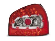 Led takavalot Audi A3 vm.08.96-08.00, puna/valko 