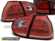 Led takavalot VW Golf 5 vm.10.03-09, puna/valko 