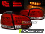 Led takavalot VW Golf 6 vm.10.08-12 , puna/valko 