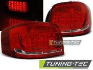 Led takavalot Audi A3 vm.08-12, puna/valko 