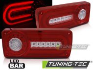 Led takavalot Mercedes-Benz W463 G-srj vm. 90-12, puna/valko 