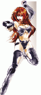 Tarra Streetfighter Girl, koko 80x170mm