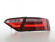 Led takavalot Audi A5 8T Coupe/Sportback vm.07-11, punainen/kirkas, FK-Automotive