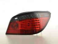 Led takavalot BMW 5-srj E60 Sedan vm.07-09, punainen/savu, FK-Automotive