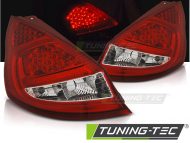 Led takavalot Ford Fiesta MK7 vm.08-12 , Hatchback, puna/valko 