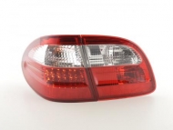 Led takavalot Mercedes E-srj Kombi (210) vm.99-03, punainen/kirkas, FK-Automotive