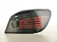 Led takavalot BMW 5-srj E60 Sedan vm.08-09, musta, FK-Automotive