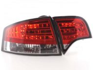 Led takavalot Audi A4 Sedan 8E vm.04-07, punainen/kirkas, FK-Automotive