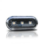 Sivuvilkut kirkas/musta LED, VW Golf 3/4, Vento 96-, Lupo, Passat B5, Polo 2000-, Leon + Toledo 1M , JOM