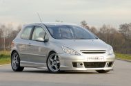 Sivuhelmat Peugeot 307 vm.04.01-, sedan, cabrio CC, Rieger