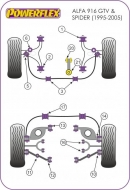 PowerFlex Black-sarja Alfa Romeo GTV & Spider 2.0 & V6, 916 (1995-2005) Takimmaisen tukivarren keskimmäinen pusla kuva nr. 11