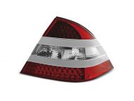 Led takavalot Mercedes-Benz W220 S-srj vm. 09.98-05.05, puna/valko 