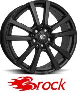 Vanne Brock RC25T jako: 5x130, koko: 16, ET: 60, KR: 78.1, Black Matt