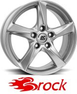 Vanne Brock RC30 jako: 5x114.3, koko: 16, ET: 38, KR: 72.6, Crystal Silver