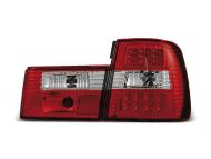 Led takavalot Bmw 5-srj E34 vm.02.88-12.95, puna/valko 