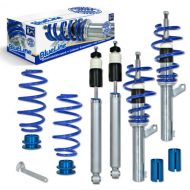 Coilover Seat Toledo 5P 1.6, 2.0, 2.0T / DSG ja 1.9TDi, JOM BlueLine