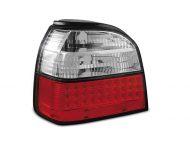 Led takavalot VW Golf 3 vm.09.91-08.97, puna/valko 