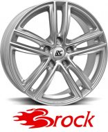 Vanne Brock RC27 jako: 5x112, koko: 15, ET: 43, KR: 57.1, Crystal Silver