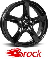 Vanne Brock RC30 jako: 4x100, koko: 14, ET: 38, KR: 56.6, Shiny Black