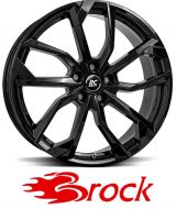 Vanne Brock RC34 jako: 5x112, koko: 17, ET: 29, KR: 66.6, Shiny Black