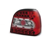 Led takavalot VW Golf 3 vm.09.91-08.97, puna/valko 