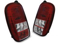 Led takavalot Dacia Duster vm.04.10- , puna/valko