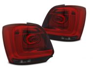 Led takavalot VW Polo vm.09-14, puna/savu 