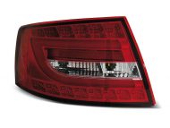 Led takavalot Audi A6 C6 Sedan vm.04.04-08, puna/valko, 6-pinninen liitin