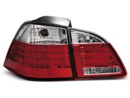 Led takavalot Bmw 5-srj E61 vm.04-03.07 Touring, puna/valko 