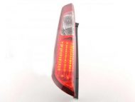 Led takavalot Ford Focus 2 5-ov vm.08-10, punainen/kirkas, FK-Automotive