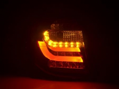 Led takavalot BMW 1-srj E87/E81 3/5-ov vm.07-11, musta, FK-Automotive