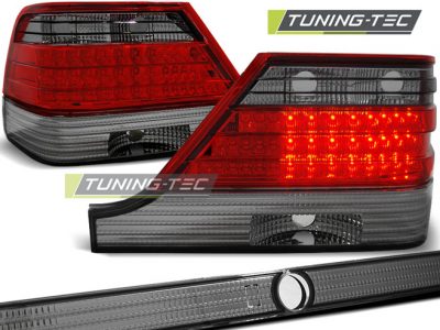 Led takavalot Mercedes-Benz W140 vm.95-10.98, puna/savu 