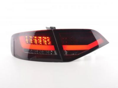 Led takavalot Audi A4 B8 8K Sedan vm.07-11, puna/musta, FK-Automotive