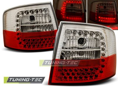 Led takavalot Audi A6 vm.05.97-05.04 Avant, puna/valko 