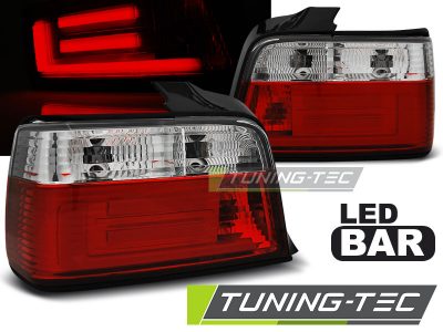 Led takavalot Bmw 3-srj E36 vm.12.90-08.99 Sedan, puna/valko 