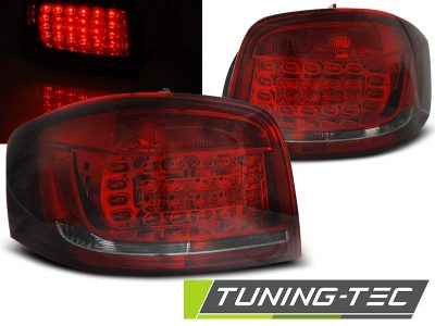 Led takavalot Audi A3 vm.08-12, puna/savu 