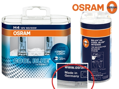 OSRAM Cool Blue Intense H4 Xenon Polttimo