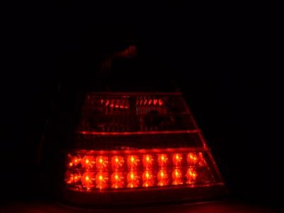 Led takavalot Mercedes C-srj W202 vm.96-00, kromi, FK-Automotive