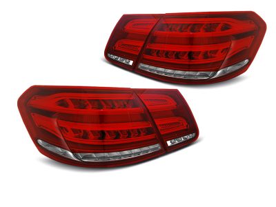 Led takavalot Mercedes-Benz E-srj W212 vm.09-13 , puna/valko 