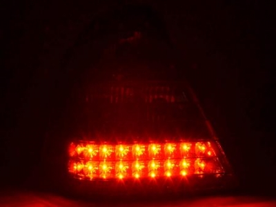 Led takavalot Mercedes C-srj W202 vm.96-00, musta, FK-Automotive