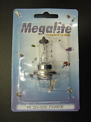 Megalite polttimo H7 12V-55W IP