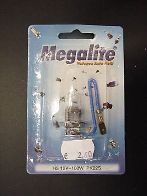 Megalite polttimo H3 12V-100W