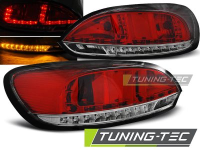 Led takavalot VW Scirocco III vm.08-04.14, puna/valko 