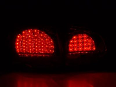 Led takavalot VW Golf 6 1K vm.08-, puna/kirkas, FK-Automotive